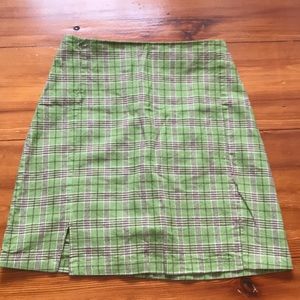plaid brandy melville skirt